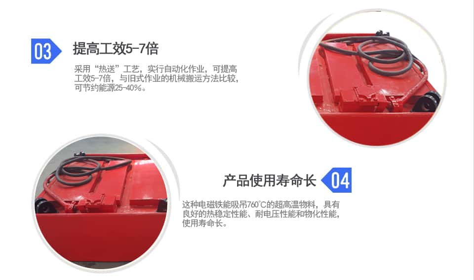 超高温型起重电磁铁特点